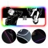 OneHeroSuits Jujutsu Kaisen Creative RGB LED Gaming Mouse Pad Jujutsu Kaisen Printing Black And White