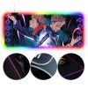 OneHeroSuits Sorcery Fight Creative RGB LED Gaming Mouse Pad Jujutsu Kaisen Double Life Printing