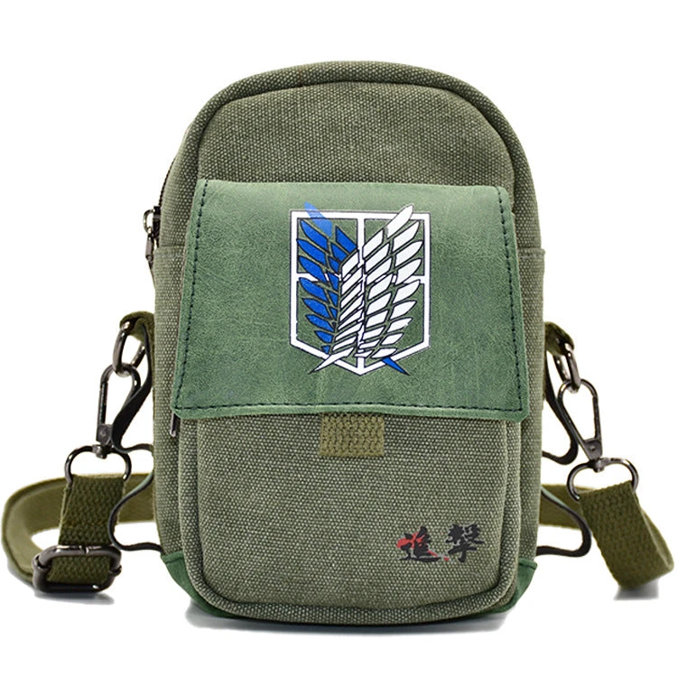 Accessories The Wings Of Freedom Attack On Titan Printed Fanny Pack - OneHeroSuits