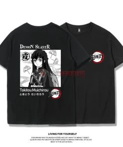 OneHeroSuits Demon Slayer Creative Print Anime T-shirt Nezuko/Tanjiro/Giyuu
