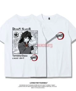 OneHeroSuits Demon Slayer Creative Print Anime T-shirt Nezuko/Tanjiro/Giyuu