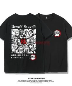 OneHeroSuits Demon Slayer Creative Print Anime T-shirt Nezuko/Tanjiro/Giyuu
