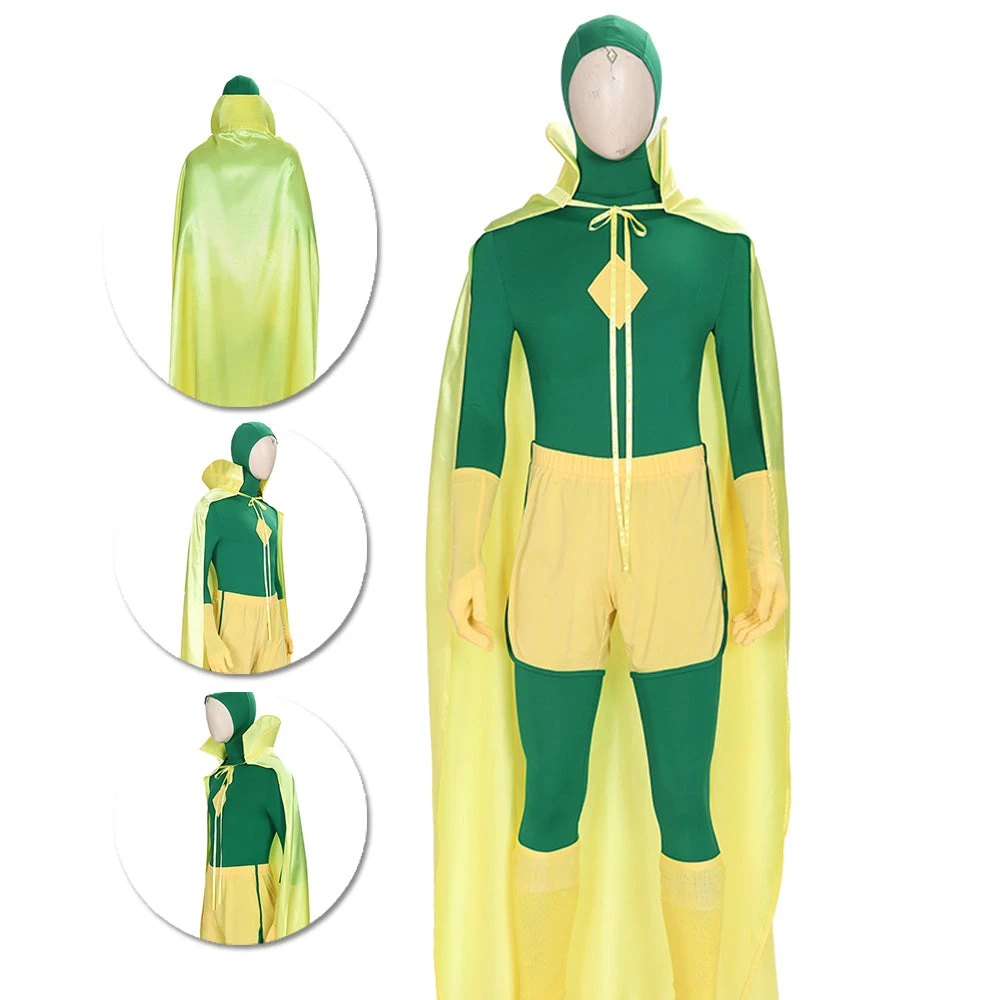 2021 WandaVision Vision Cosplay Costume OneHeroSuits