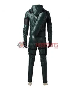 OneHeroSuits Costumes Green Arrow Oliver Queen Cosplay Costume Arrow Season 5 Suit