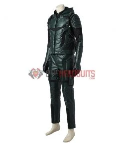 OneHeroSuits Costumes Green Arrow Oliver Queen Cosplay Costume Arrow Season 5 Suit