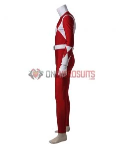 OneHeroSuits Tyrannosaurus Red Ranger Cosplay Costume Mighty Morphin Power Rangers Bodysuit Costumes