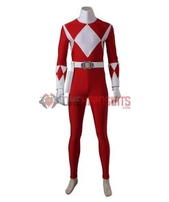 OneHeroSuits Tyrannosaurus Red Ranger Cosplay Shoes Mighty Morphin Power Rangers Boots