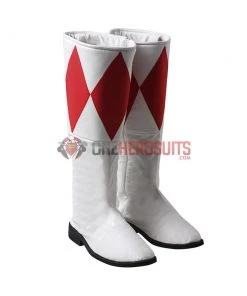OneHeroSuits Tyrannosaurus Red Ranger Cosplay Shoes Mighty Morphin Power Rangers Boots
