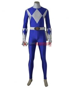 OneHeroSuits Blue Ranger Cosplay Costumes Mighty Morphin Power Rangers Cosplay Suit