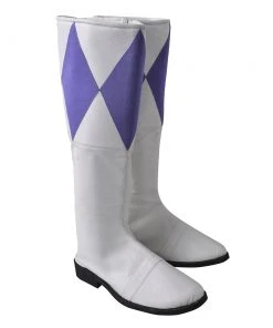 OneHeroSuits Purple Power Ranger Cosplay Boots Mighty Morphin Power Rangers Shoes Costumes