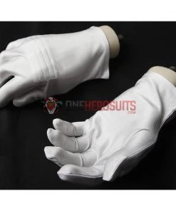 OneHeroSuits White Ranger Cosplay Costume Mighty Morphin Power Rangers Suit