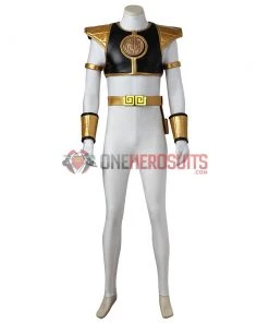 OneHeroSuits White Ranger Cosplay Shoes Mighty Morphin Power Rangers Boots