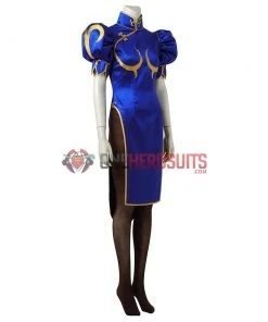 OneHeroSuits Chun Li Cosplay Costume Chinese Kung Fu Dress Up Street Fighter Suit