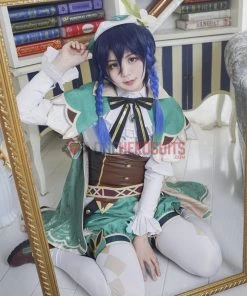OneHeroSuits Venti Genshin Impact Cosplay Costume Full Set With Cosplay Boots Costumes