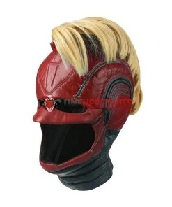 OneHeroSuits Costumes Carol Danvers Cosplay Costume Captain Marvel Dark Color Red Cosplay Suit