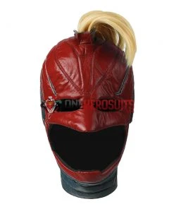 OneHeroSuits Costumes Carol Danvers Cosplay Costume Captain Marvel Dark Color Red Cosplay Suit