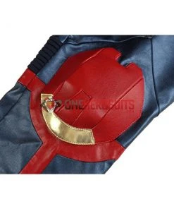 OneHeroSuits Costumes Carol Danvers Cosplay Costume Captain Marvel Dark Color Red Cosplay Suit