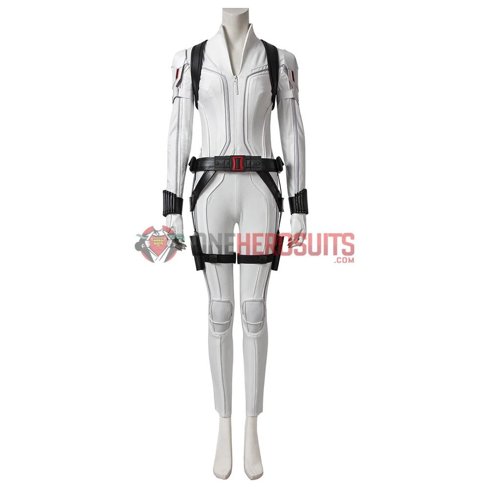 OneHeroSuits Black Widow White Cosplay Costumes Natasha Romanoff Cosplay Suit