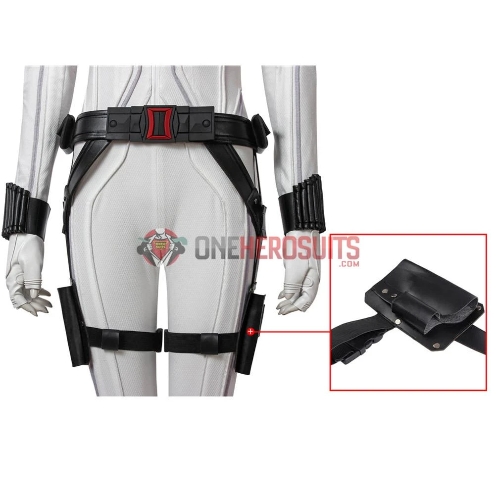 OneHeroSuits Black Widow White Cosplay Costumes Natasha Romanoff Cosplay Suit