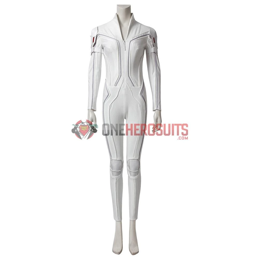 OneHeroSuits Black Widow White Cosplay Costumes Natasha Romanoff Cosplay Suit