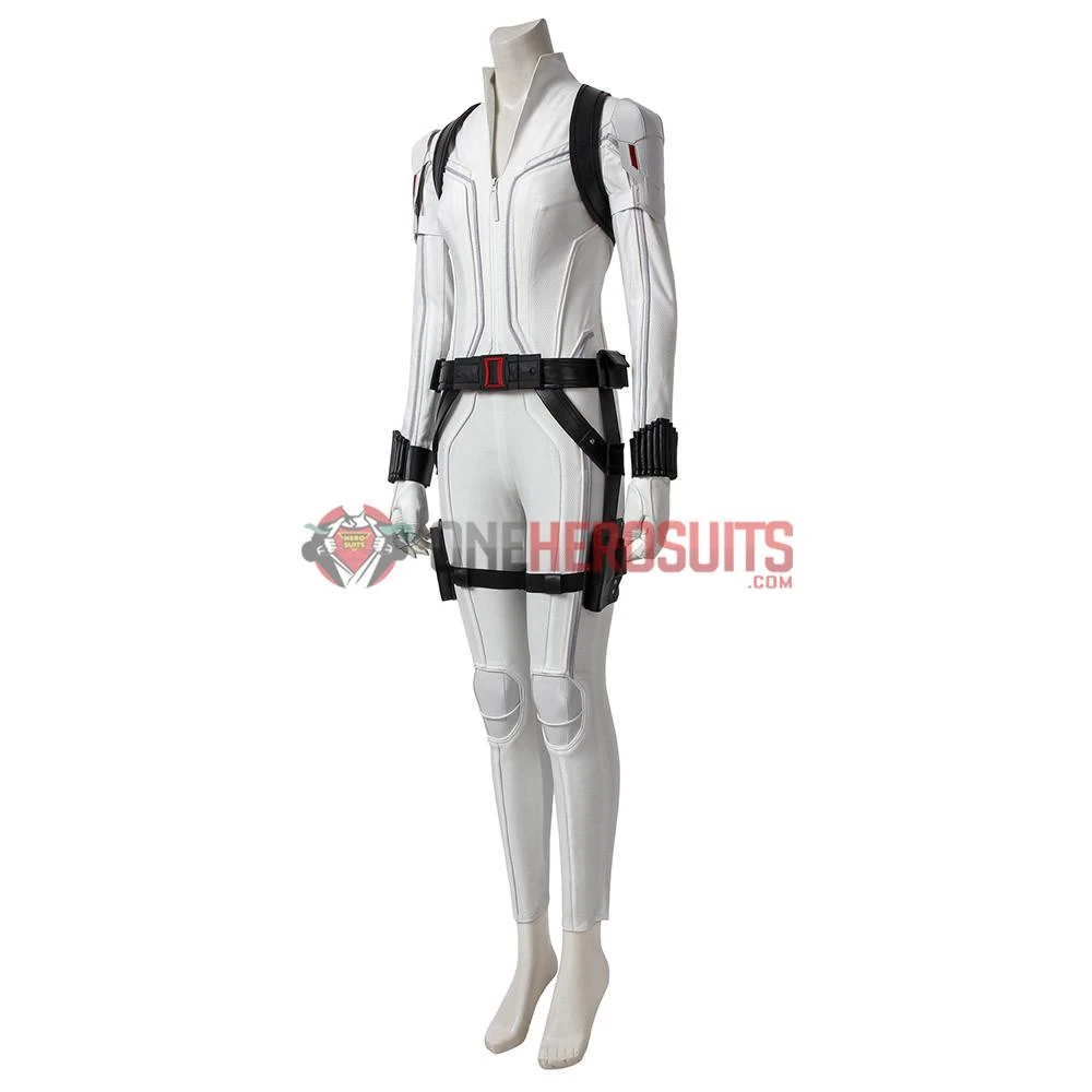 OneHeroSuits Black Widow White Cosplay Costumes Natasha Romanoff Cosplay Suit