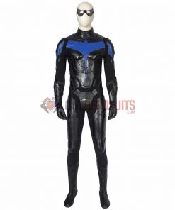 OneHeroSuits Titans Dick Grayson Cosplay Costumes The Season 1 Nightwing Cosplay Suit