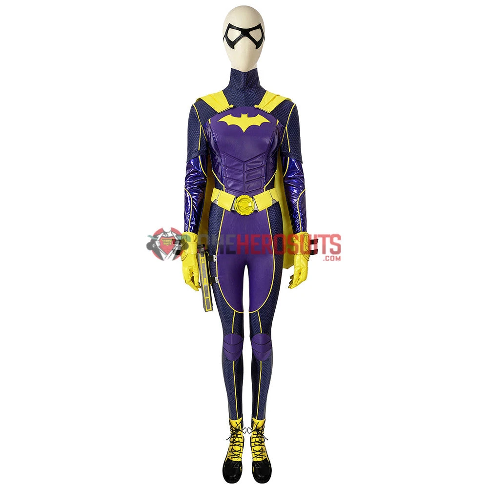 OneHeroSuits Batgirl Cosplay Boots Purple Gotham Knights BatGirl Shoes