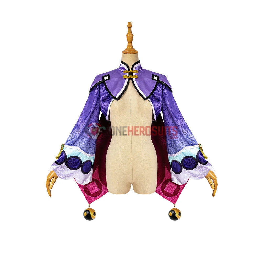 Genshin Impact Qiqi Cosplay Costume OneHeroSuits Costumes