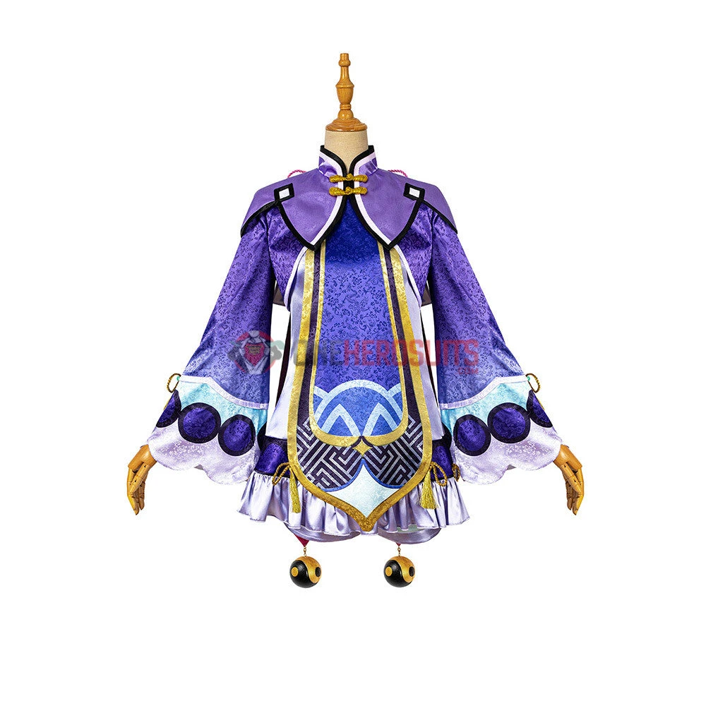 Genshin Impact Qiqi Cosplay Costume OneHeroSuits Costumes