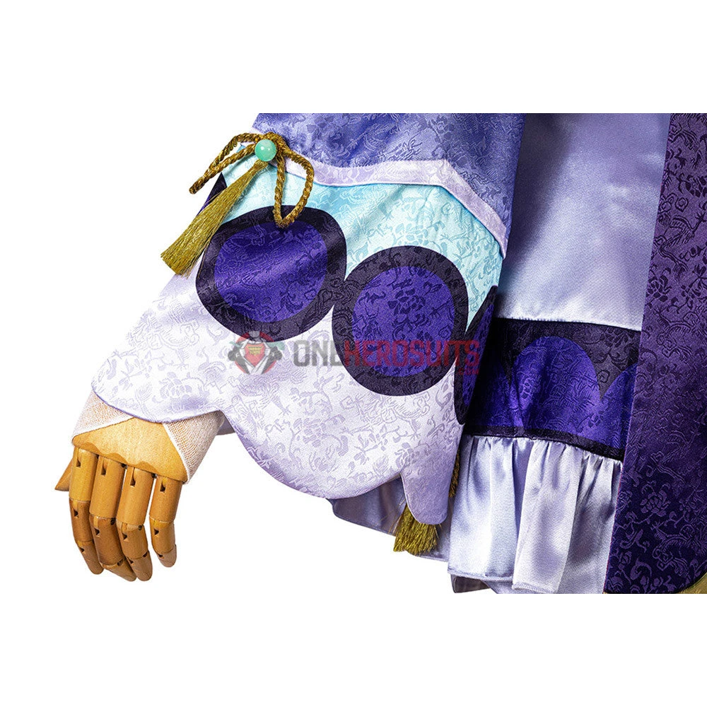 Genshin Impact Qiqi Cosplay Costume OneHeroSuits Costumes