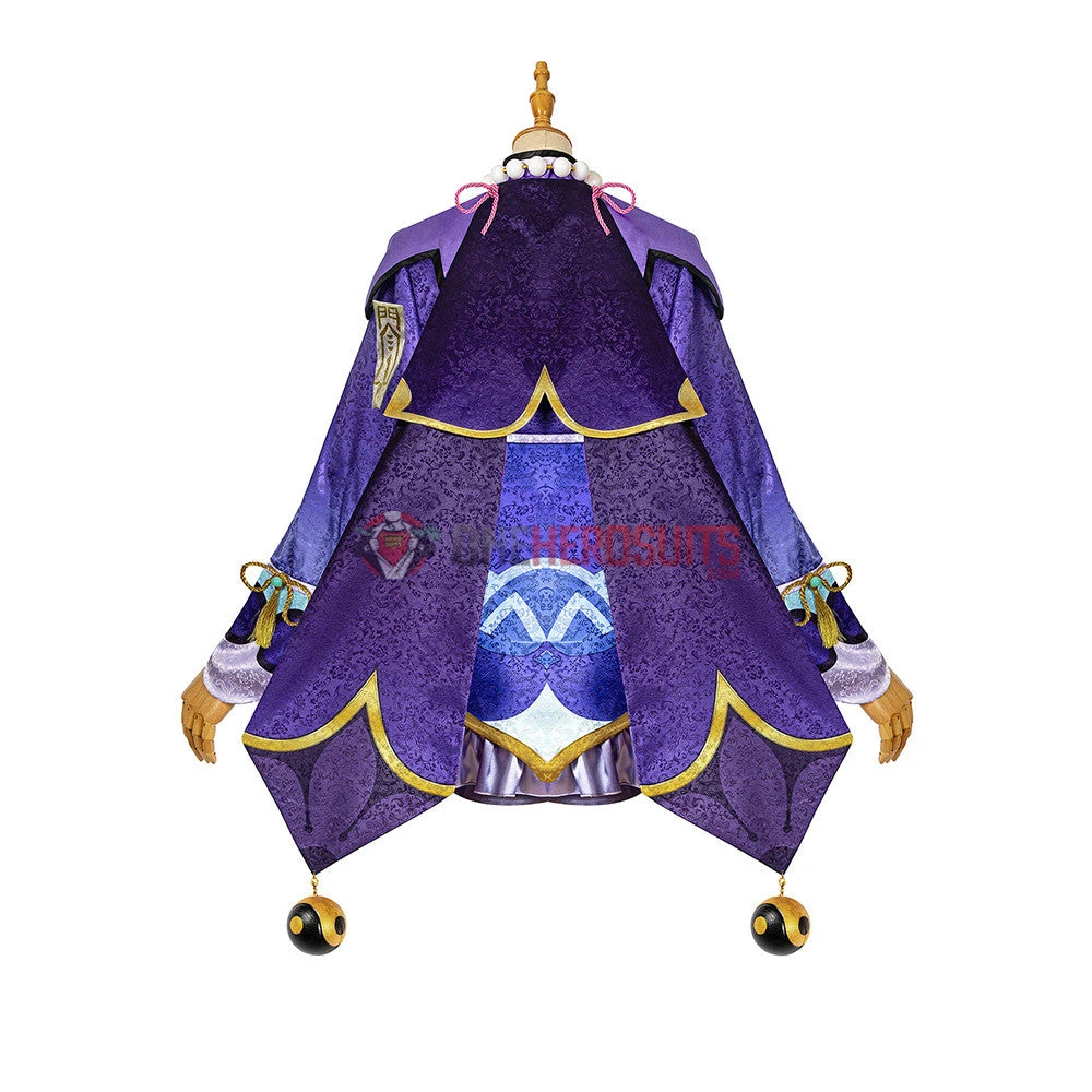 Genshin Impact Qiqi Cosplay Costume OneHeroSuits Costumes