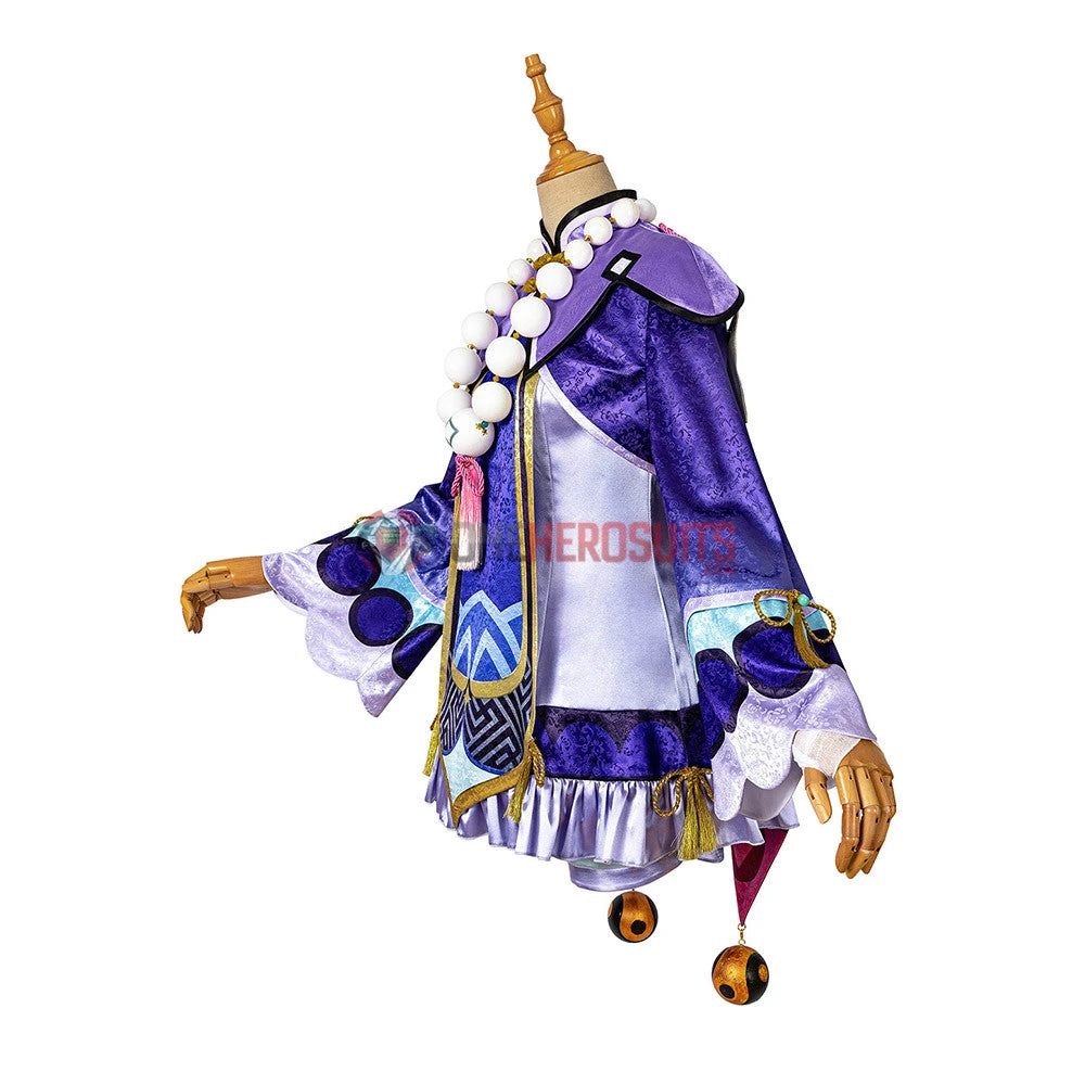 Genshin Impact Qiqi Cosplay Costume OneHeroSuits Costumes