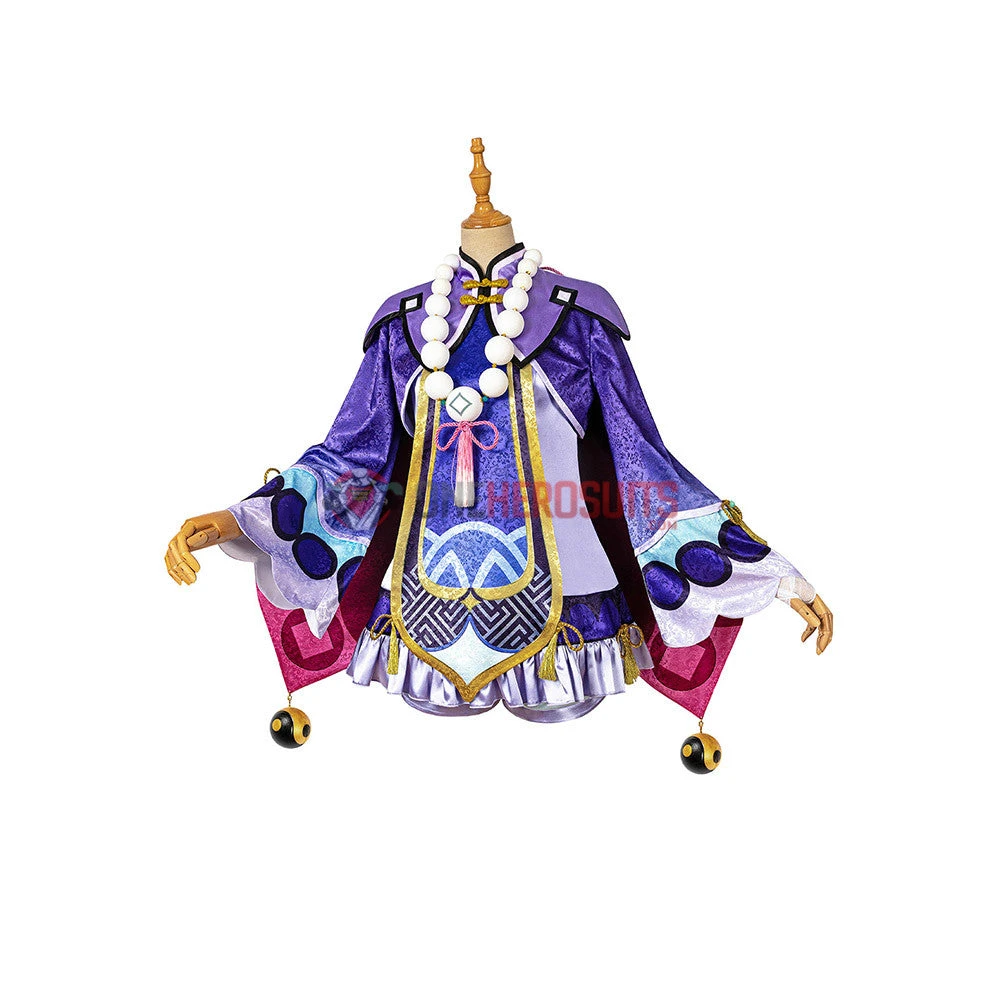 Genshin Impact Qiqi Cosplay Costume OneHeroSuits Costumes