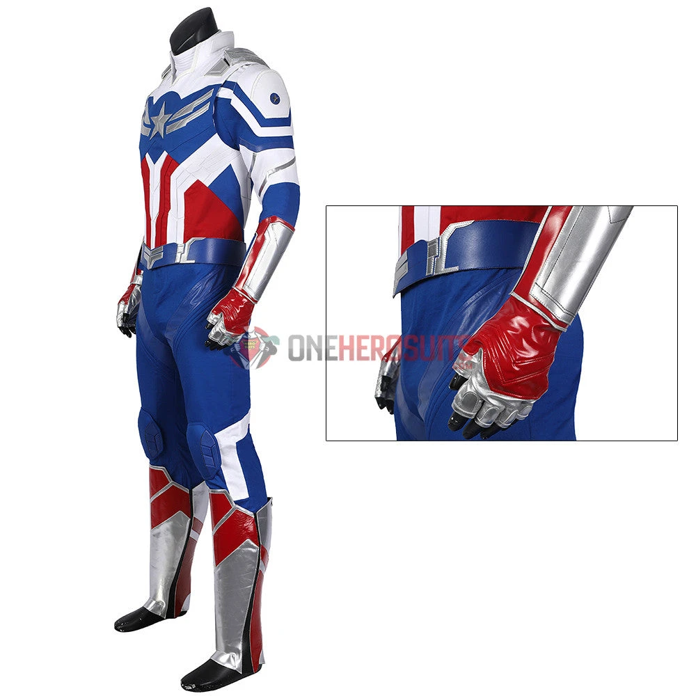 New Captain Ameirca The Falcon Cosplay Costumes By OneHeroSuits