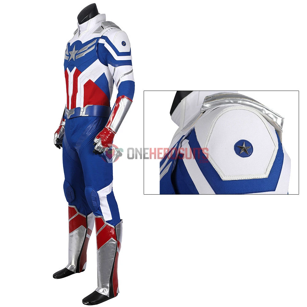 New Captain Ameirca The Falcon Cosplay Costumes By OneHeroSuits