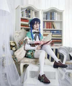 OneHeroSuits Venti Genshin Impact Cosplay Costume Full Set With Cosplay Boots Costumes