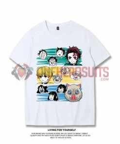 OneHeroSuits Demon Slayer Creative Print Anime Cotton T-shirt