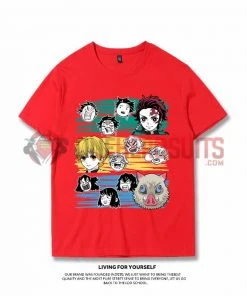 OneHeroSuits Demon Slayer Creative Print Anime Cotton T-shirt