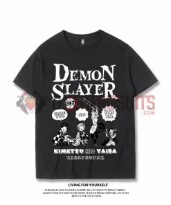 OneHeroSuits Demon Slayer Creative Print Anime T-shirt Nezuko/Tanjiro/Zenitsu