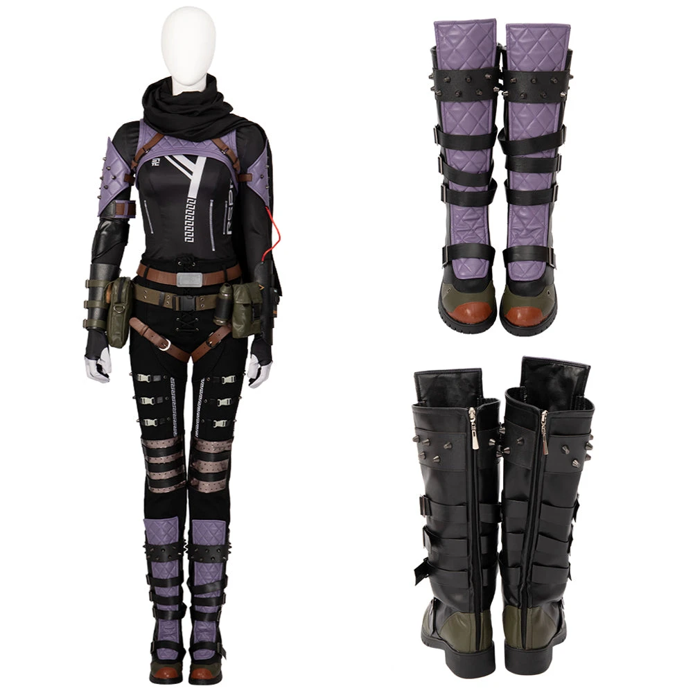 OneHeroSuits Costumes Apex Legends Wraith Cosplay Boots Renee Blasey Top Level Shoes