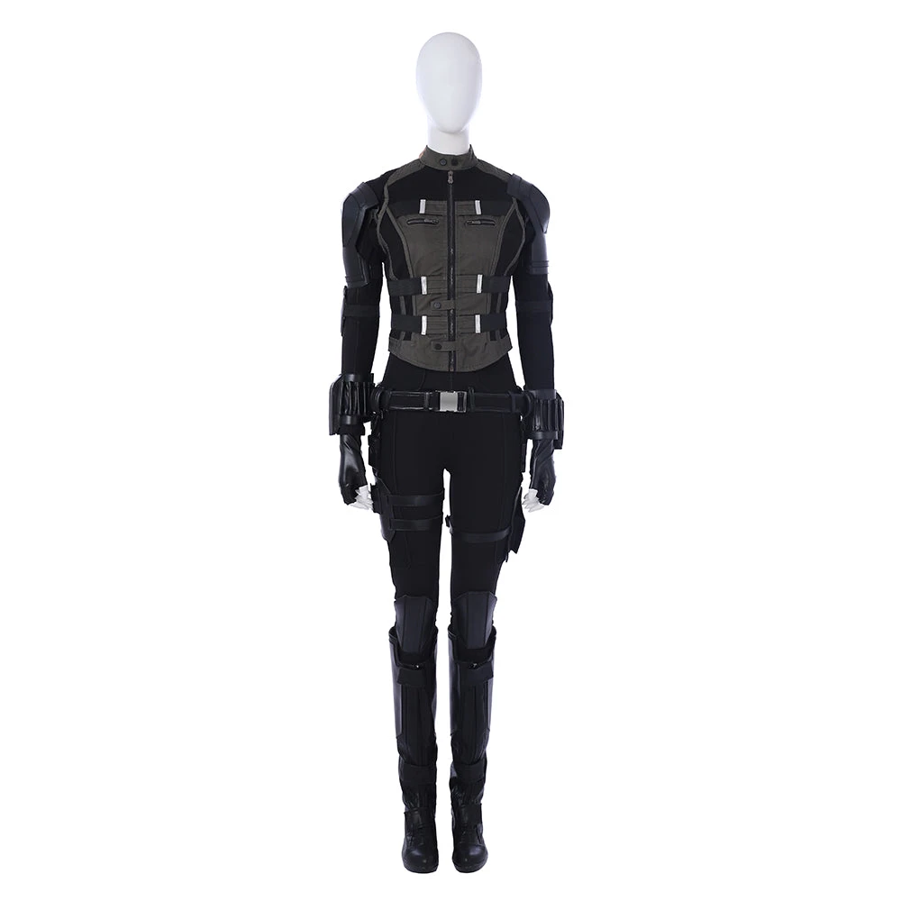 OneHeroSuits Avengers 3 Black Widow Cosplay Boots Green Edition Shoes