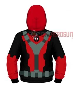 OneHeroSuits Kids Cosplay Kids Deadpool Creative 3D Printed Zip Hoodie