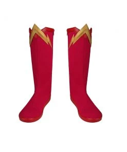 OneHeroSuits Barry Allen The Flash Season 6 Red Cosplay Boots Costumes