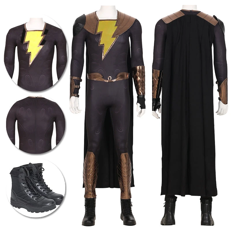 OneHeroSuits Black Adam Cosplay Costumes Khem-Adam Top Level Cosplay Suits