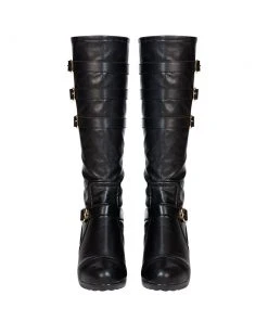 OneHeroSuits Costumes Black Canary Cosplay Boots Top Level Leather Shoes
