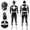 OneHeroSuits Black Power Rangers Suit Power Ranger Black Spandex Cosplay Costume