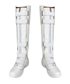 OneHeroSuits Black Widow White Cosplay Shoes Natasha Romanoff Cosplay Boots