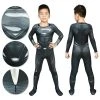 OneHeroSuits Christmas Gifts For Kids Superman Black Cosplay Suit With Cloak Kids Cosplay