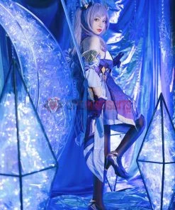 OneHeroSuits Keqing Genshin Impact Cosplay Costume Full Set With Cosplay Boots
