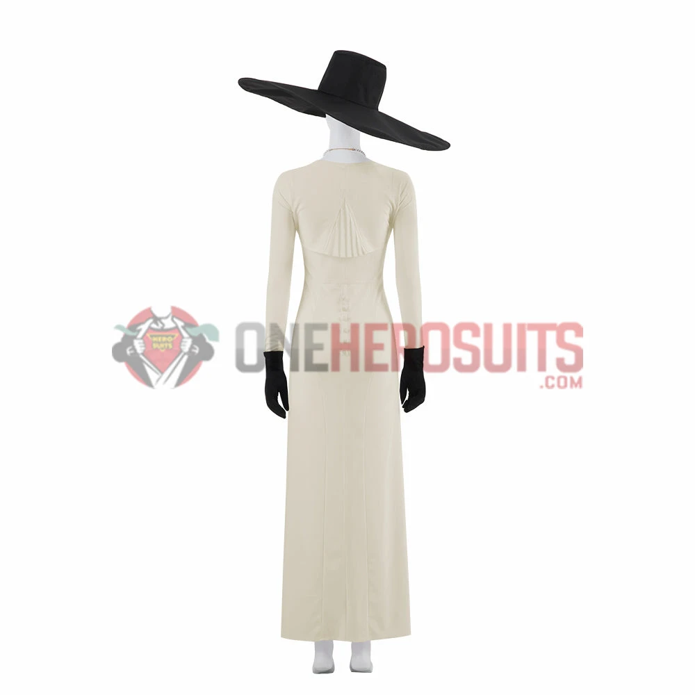 Resident Evil Village Cosplay Costume Lady Dimitrescu OneHeroSuits Costumes